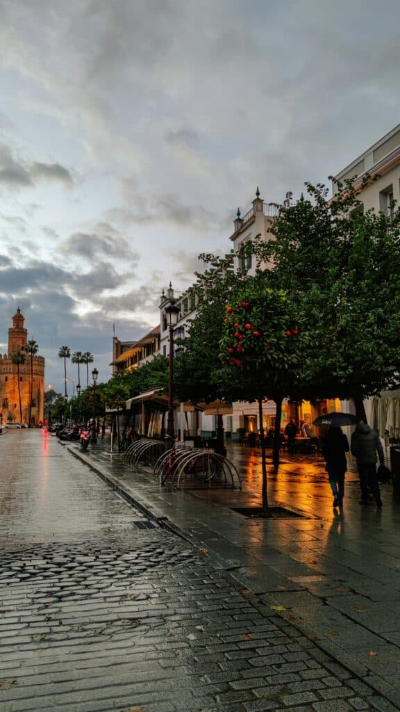 activiteiten bij regen in Sevilla