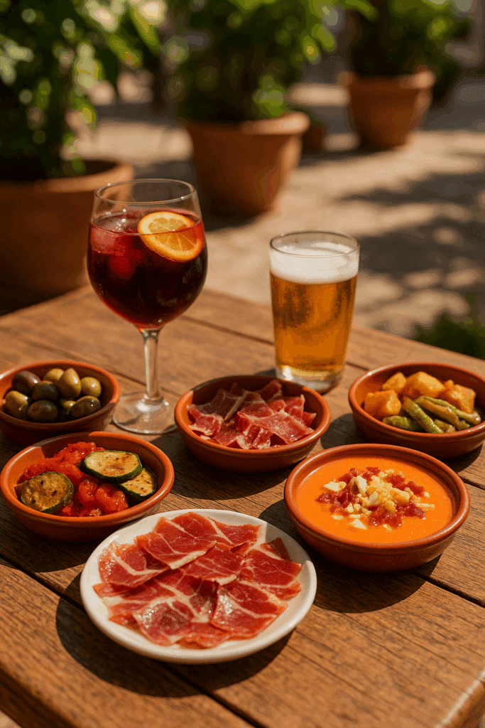 eten in Sevilla in de zomer