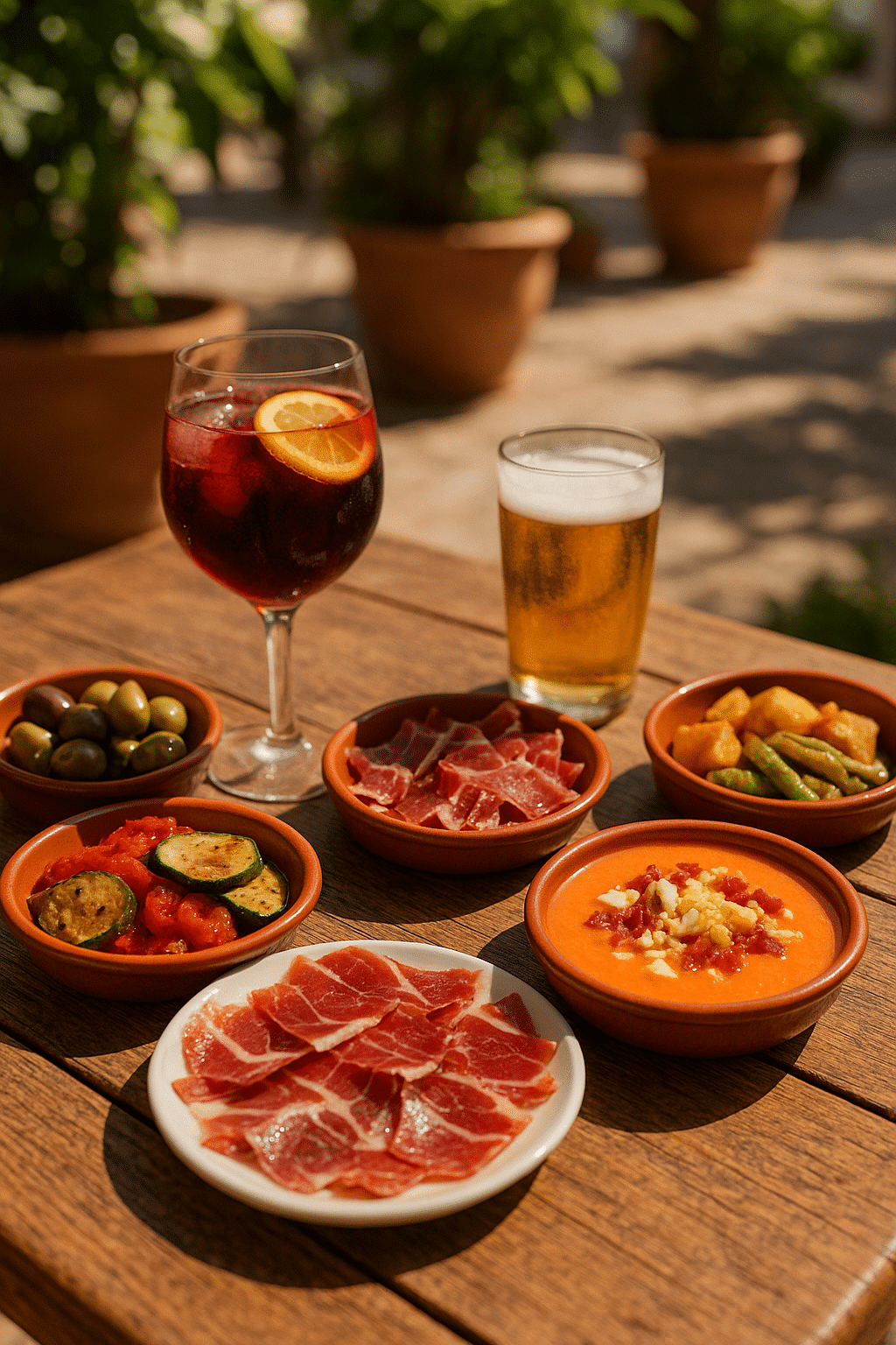 eten in Sevilla in de zomer